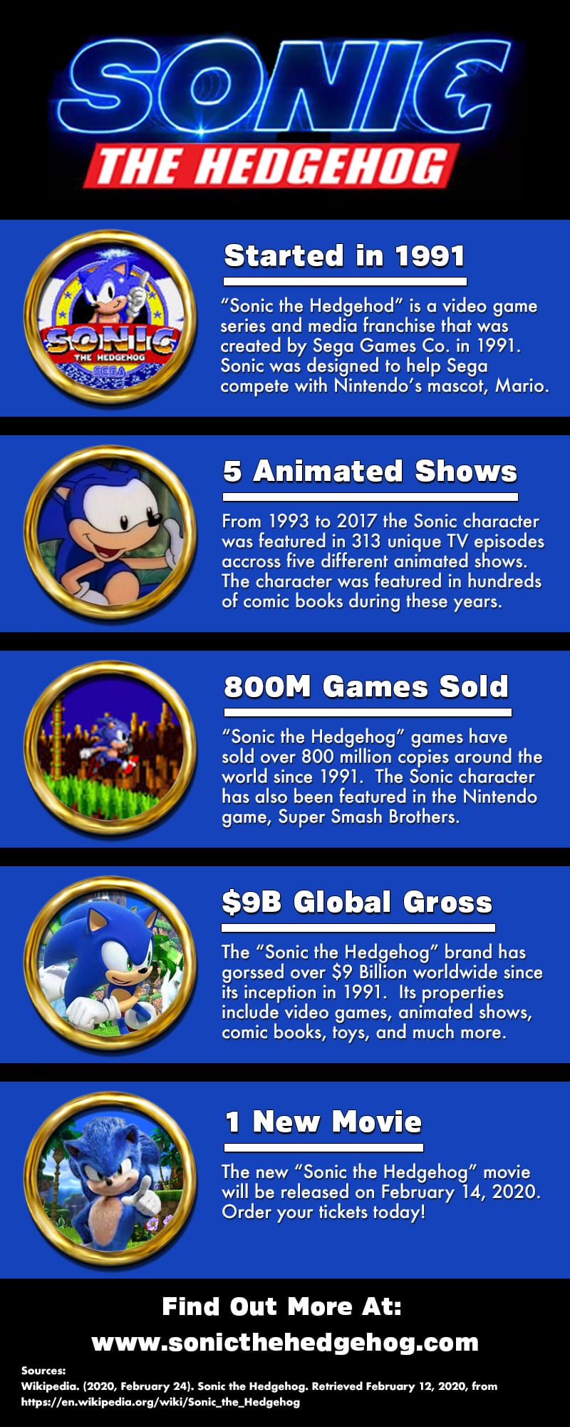 Sonic Infographic